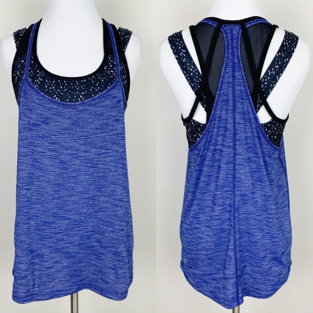 Lululemon Tough It Out Tank Top 8 Sapphire Blue